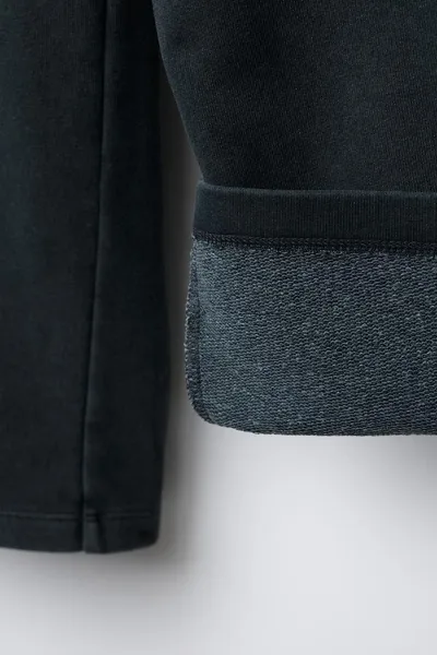 Брюки с эффектом стирки и звёздами на широких штанинах, ANTHRACITE GREY, 68 % хлопка — фото 4