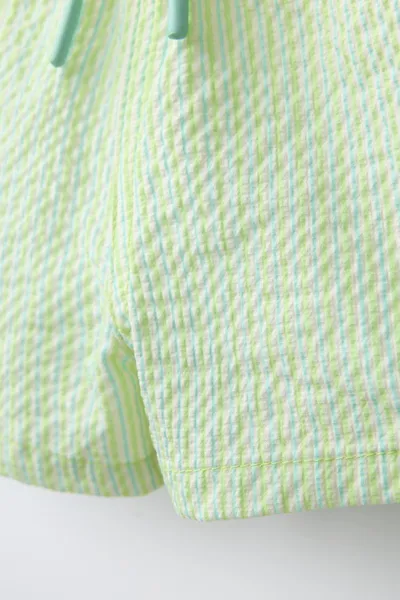 Текстурированные плавки для детей 2–6 лет / STRIPED, Лайм — фото 4