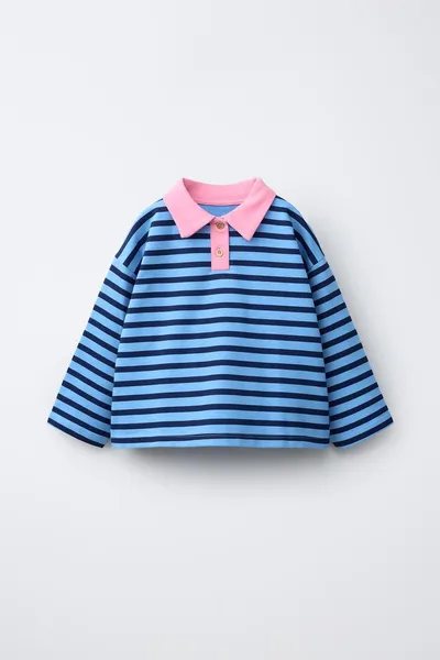 Рубашка POLO SHIRT, Синеватый — фото 2