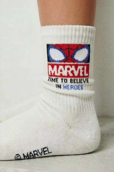Набор из 2 пар носков до щиколотки Spidey and His Amazing Friends © Marvel, Голубоватый — фото 6
