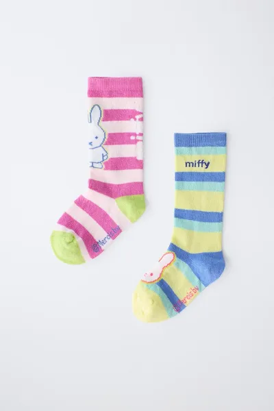 Набор из 2 пар длинных носков MIFFY™, Многоцветные — фото 4