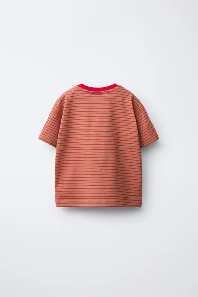 PUKAS SURF STRIPED футболка, Кирпич — фото 3