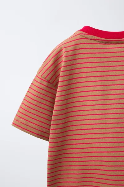 PUKAS SURF STRIPED футболка, Кирпич — фото 4