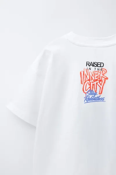 GRAFFITI PRINT футболка, Белый — фото 6