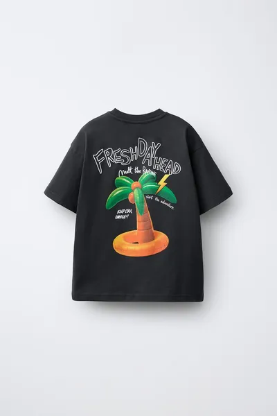 Футболка PALM TREE, Чёрный — фото 2