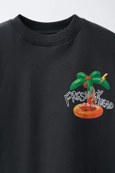 Футболка PALM TREE, Чёрный — фото 3