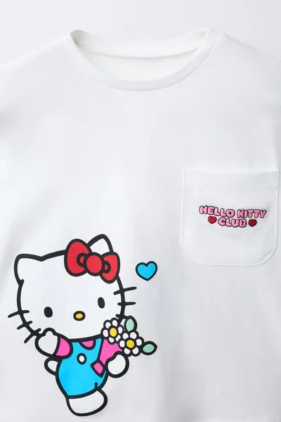 Набор футболка и легинсы HELLO KITTY © SANRIO, Фуксия — фото 3
