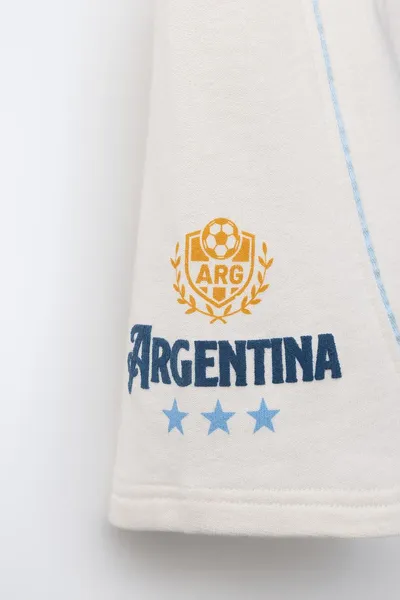 Бермудские шорты ARGENTINA FIFA WORLD CUP™ 2026, Экрю — фото 4