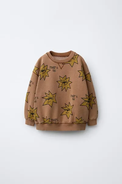STAR PRINT свитшот, Светлая — фото 2