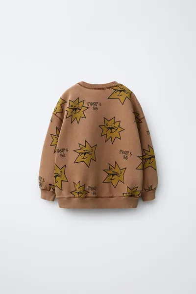 STAR PRINT свитшот, Светлая — фото 3
