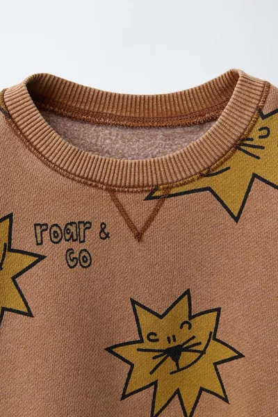 STAR PRINT свитшот, Светлая — фото 4