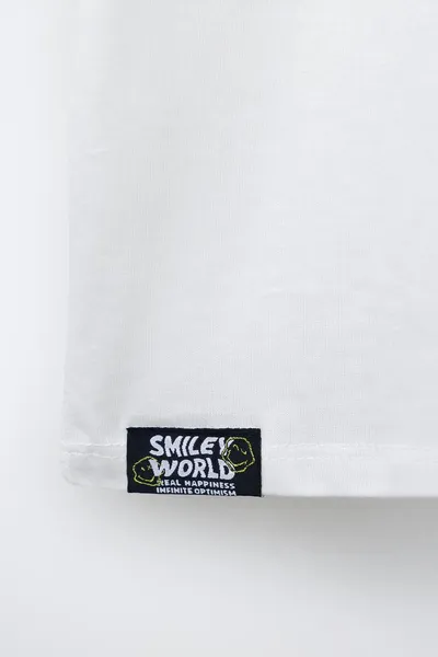 SMILEYWORLD ® Футболка, Белый — фото 4