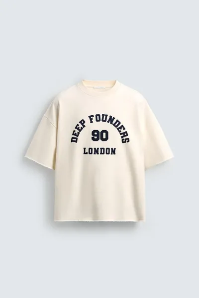 Свитер с номером BOXY FIT, Oyster-white — фото 7