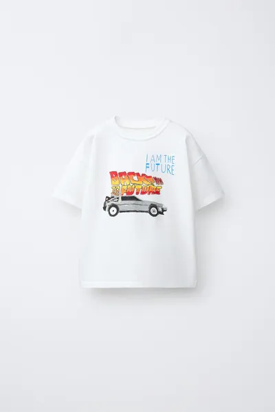 BACK TO THE FUTURE© X DYLAN´ T-SHIRT CLUB X ILLUSTRATION футболка, Белый — фото 3