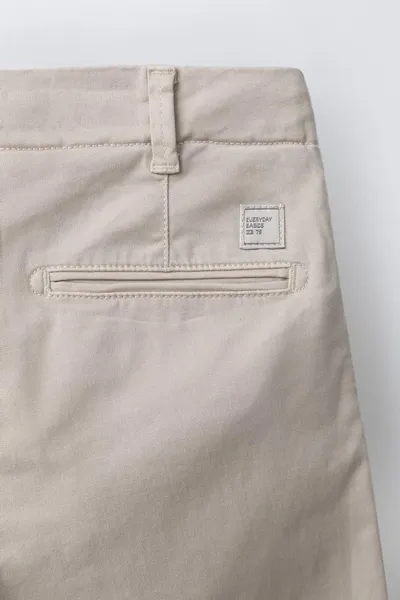 Базовые брюки Chino, Mid-ECRU — фото 4