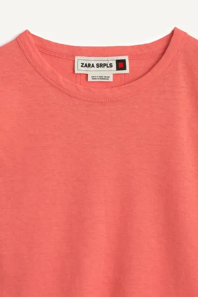 TNNK TP 16, Коралловый, 70 % хлопка и 30 % льна — фото 3