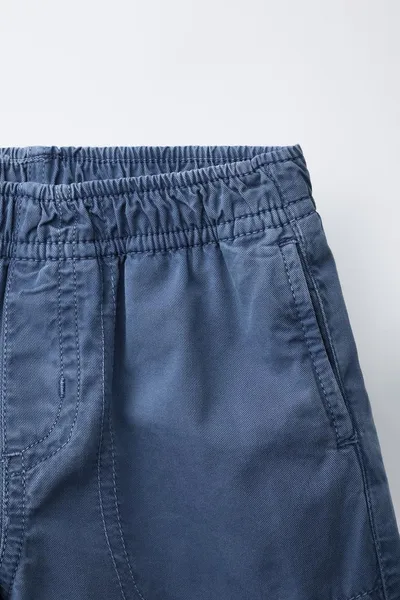 Шорты PUKAS SURF CARGO BERMUDA, Мид-BLUE — фото 3