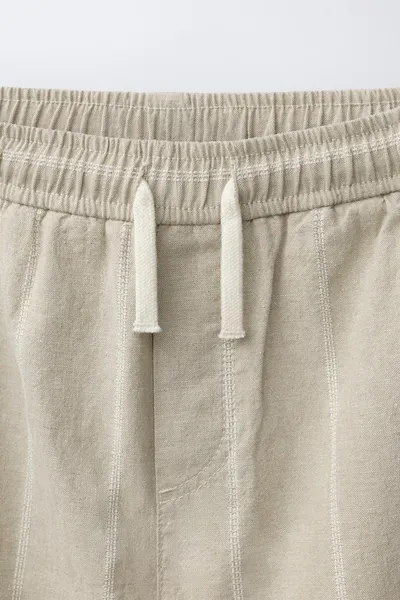 Брюки COTTON LINEN, Лёгкие, 73 % хлопок, 27 % лён — фото 4