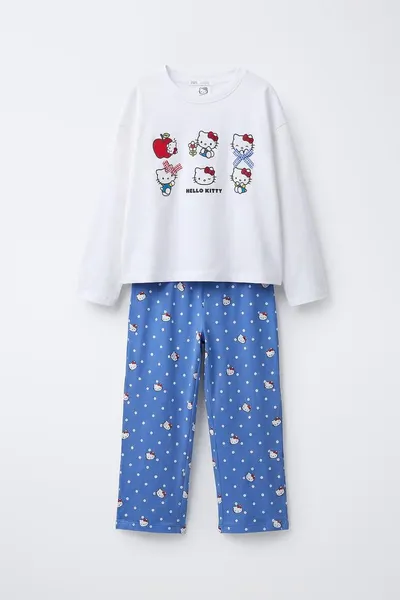Пижама Hello Kitty © Sanrio для детей 6–14 лет, Синий — фото 2