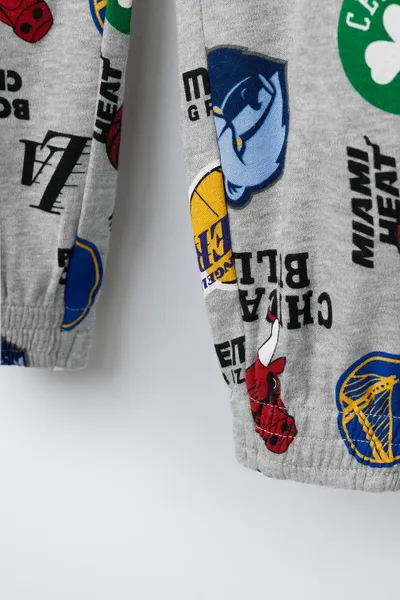 Пижама NBA — несколько команд, для возраста 6–14 лет, marl — фото 8