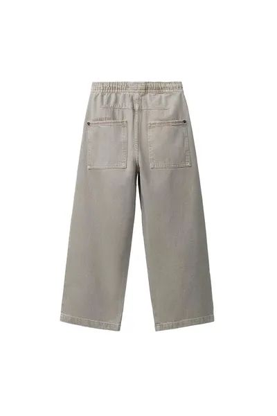 Брюки TWILL BAGGY TROUSERS, Камень — фото 2