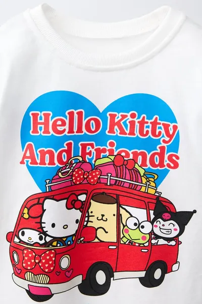 Рубашка HELLO KITTY AND FRIENDS © SANRIO, Белый — фото 3