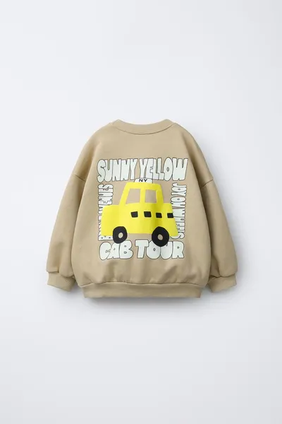 TAXI PRINT свитшот, Светлый — фото 2