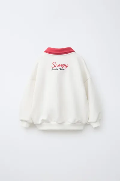 Свитшот SNOOPY PEANUTS™ с вышивкой, Экрю — фото 3
