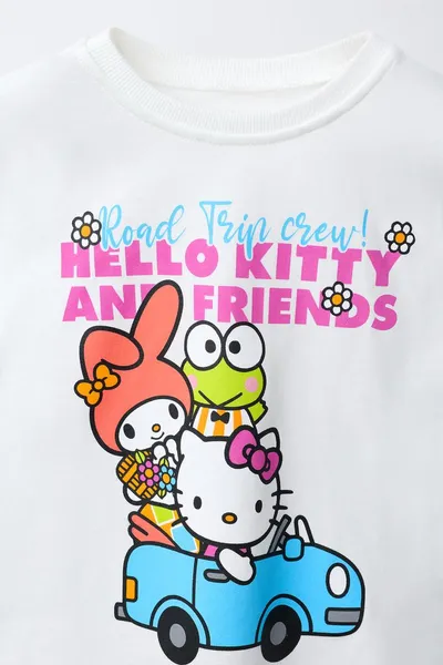 Футболка HELLO KITTY AND FRIENDS © SANRIO CAR, Белый — фото 3