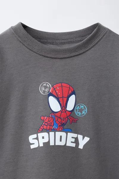 Набор: футболка SPIDEY © MARVEL и шорты-бермуды, Комплект из двух предметов. Футболка с коротким рукавом и круглым вырезом. Шорты-бермуды с эластичным поясом. SPIDEY © MARVEL — фото 3
