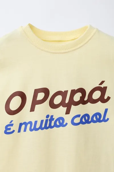 Футболка SLOGAN PRINT, Жёлтый — фото 3