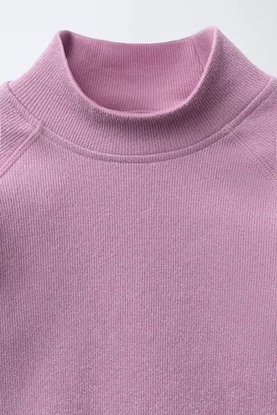 Блестящая дышащая футболка из коллекции SHINY BREATHABLE SKI, PINK / MAUVE — фото 4