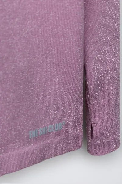 Блестящая дышащая футболка из коллекции SHINY BREATHABLE SKI, PINK / MAUVE — фото 5
