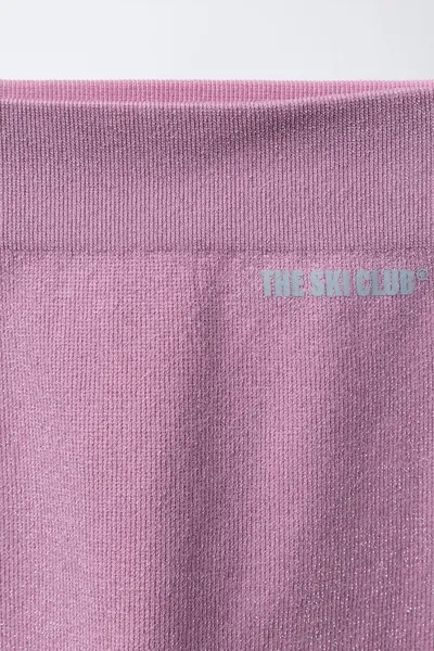 Легинсы из коллекции SHINY BREATHABLE SKI, PINK / MAUVE, дышащая ткань — фото 3