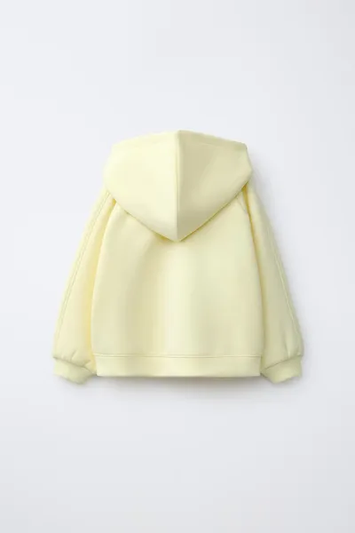Спортивная худи с тиснением, Lemon YELLOW — фото 3