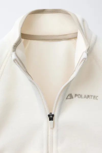 Куртка POLARTEC® FLEECE, Экрю, флис — фото 3