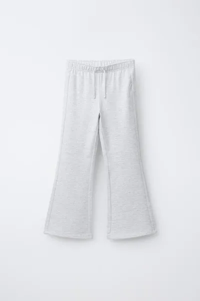 Брюки FLARE PLUSH, GREY marl — фото 2