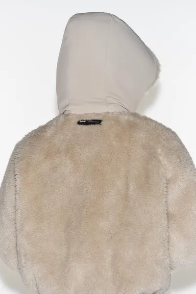 Короткое пальто с капюшоном и искусственным мехом, коллекция RECCO® TECHNOLOGY SKI, Норка — фото 6