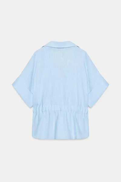 Рубашка SAFARI LINEN BLEND, Светло-голубой — фото 6