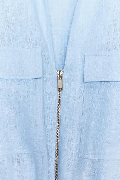 Рубашка SAFARI LINEN BLEND, Светло-голубой — фото 7