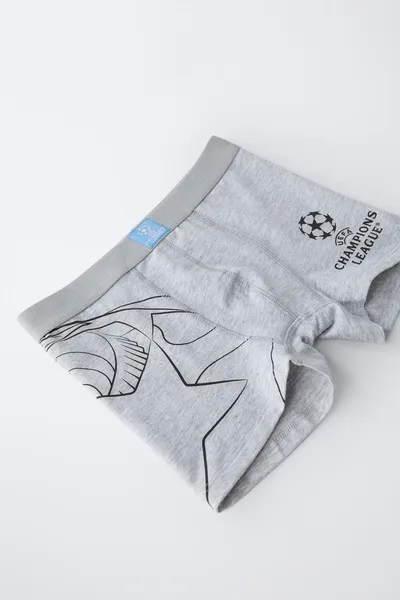 Боксеры UEFA, комплект 2 шт., для возраста 6–14 лет, marl — фото 5