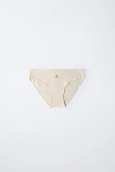 Трусы с цветочным принтом, 6 шт., для детей 6–14 лет / AGES 6-14 / SIX-PACK OF FLORAL BRIEFS, Dusty — фото 3