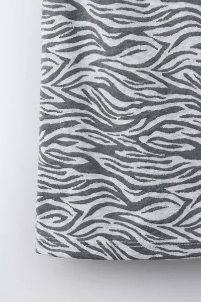 ZEBRA Топ, GREY marl — фото 5