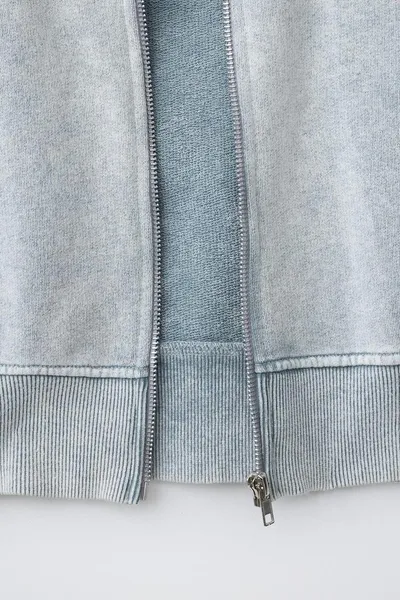 Худи FADED ZIP-UP от NETFLIX, Mid-GREY — фото 7