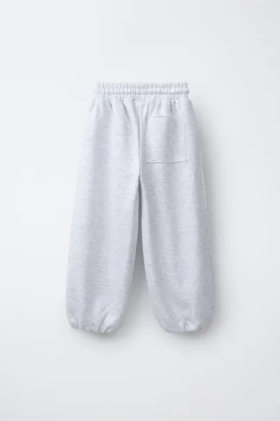 Брюки джоггеры RELAXED FIT RAW EDGE, GREY marl — фото 2