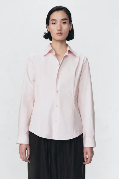 Рубашка из поплина POPLIN SHIRT, Розовый — фото 2