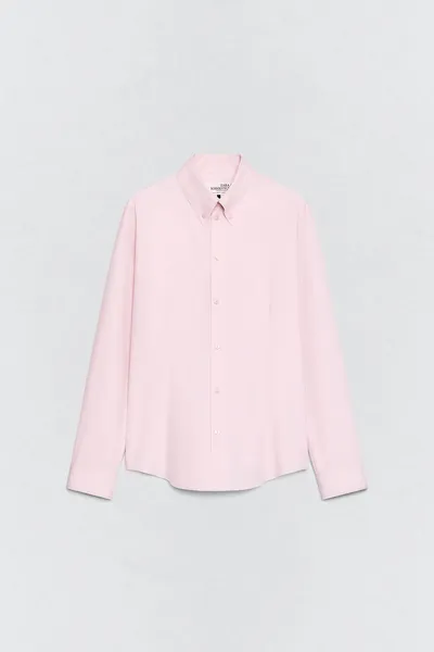 Рубашка из поплина POPLIN SHIRT, Розовый — фото 5