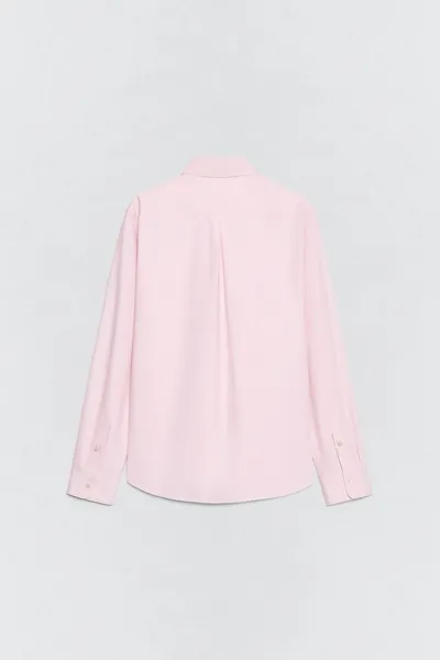 Рубашка из поплина POPLIN SHIRT, Розовый — фото 6