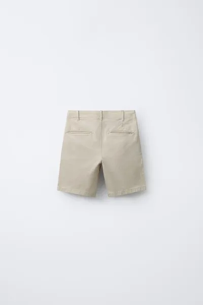 Бермуды-шорты CHINO BASIC SLIM FIT, Средний ECRU — фото 3