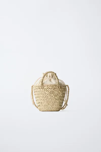Цветочная сумка через плечо FLORAL CROSSBODY BAG, SAND BROWN — фото 6